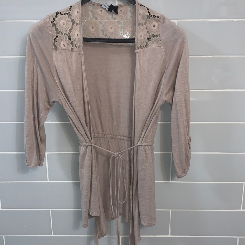 Crochet 3/4 Sleeve Cardigan